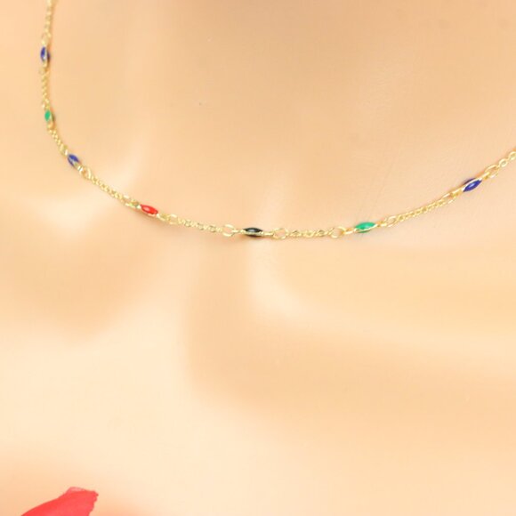 Minimalist Necklace Chain, Elegant Jewelry for Women & Girls | MLCRC1876 - Picture 9 of 10